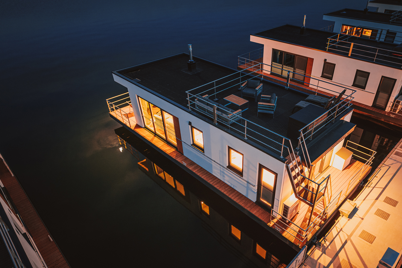 floating houses spreewald graebendorfer see