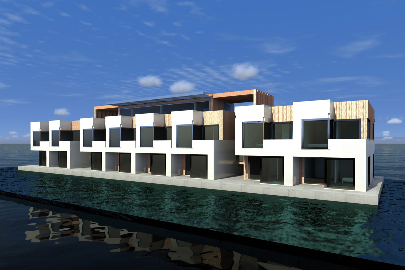 schwimmendes hotel urlaub auf dem wasser