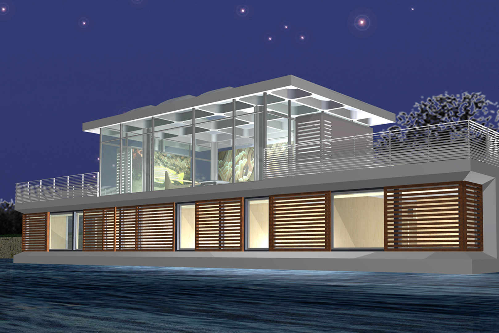 schwimmendes haus floating120 wohnen auf dem wasser