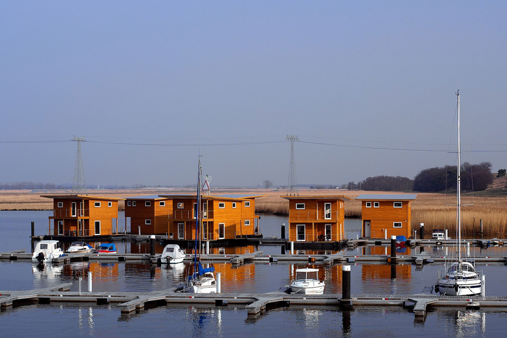 schwimmendes haus ponton ostsee floating75