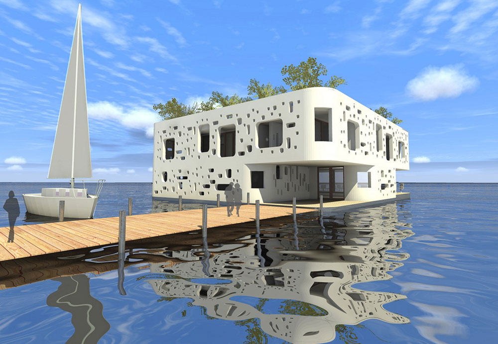 schwimmendes restaurant bar einzigartig