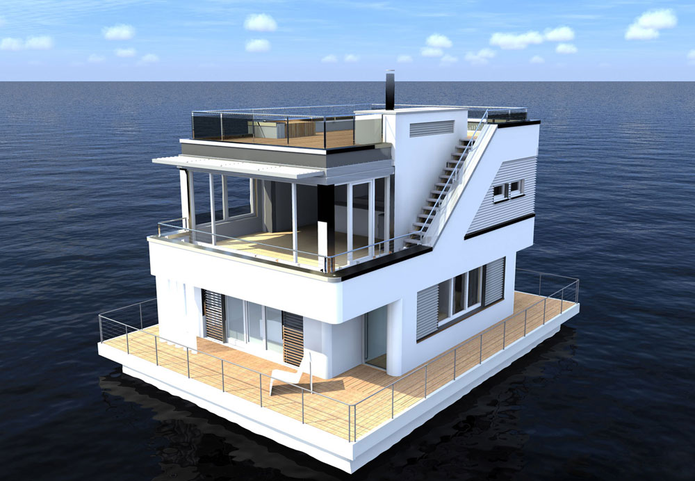 schwimmhaus kaufen floating150