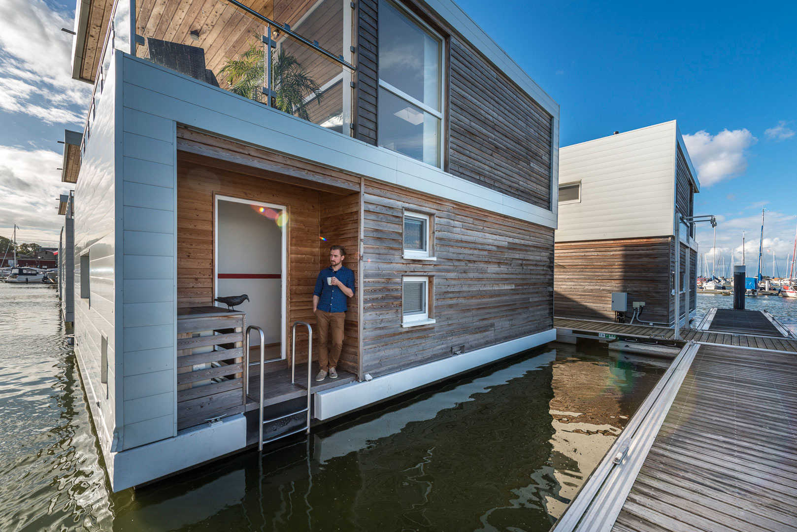 schwimmendes haus mieten ostsee schwimmhaus floating house