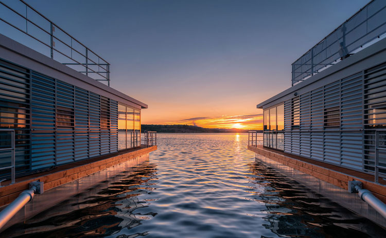 hausboot kaufen transport zum hausbootliegeplatz