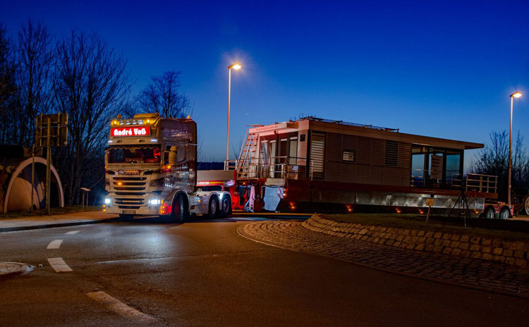 hausboote muecheln transport