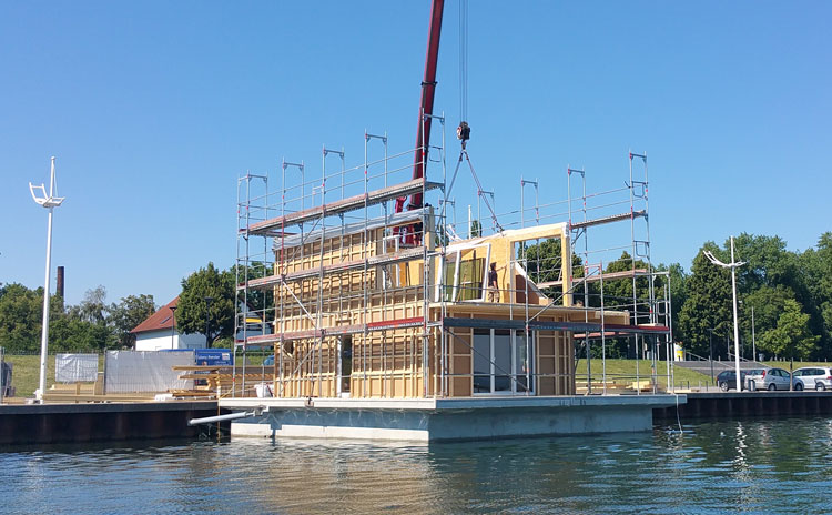 schwimmendes haus bau floating95