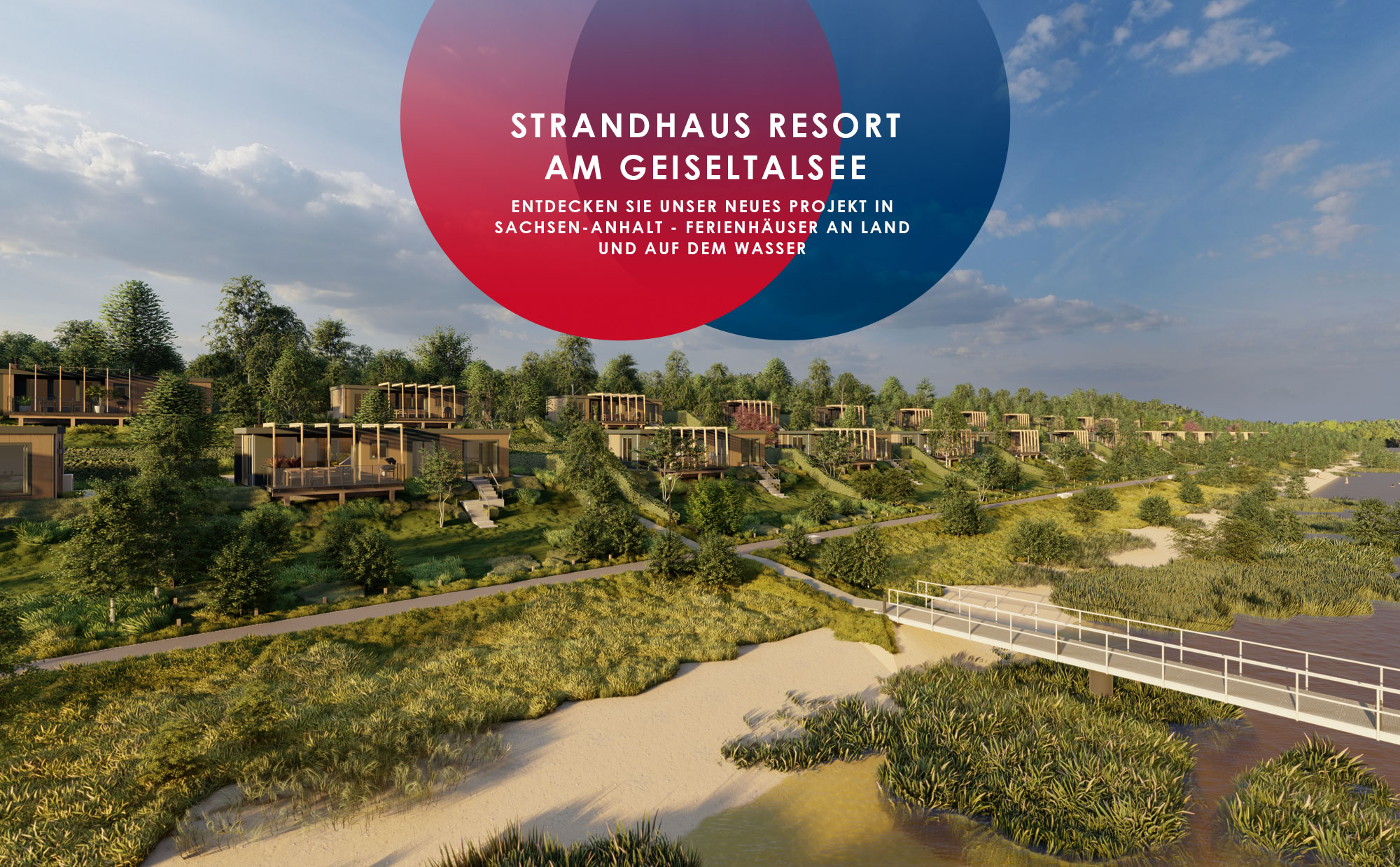 ferienhaus kaufen geiseltalsee - strandhaus resort